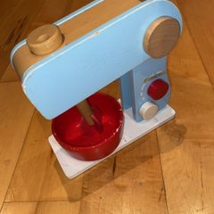 Wooden play food mixer preschool FSC