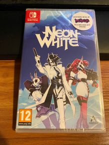 White Neon Nintendo Switch Game