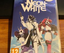 White Neon Nintendo Switch Game