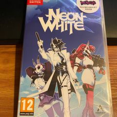 White Neon Nintendo Switch Game