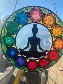 Chakra meditation Suncatcher