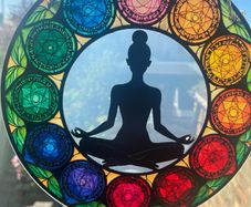 Chakra meditation Suncatcher