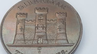Gibraltar 2 Quarts 1942/1940 coin