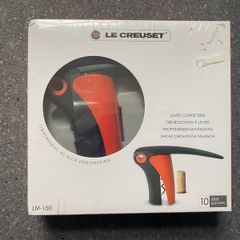 Le Creuset Lever Corkscrew LM-150 - Black & Volcanic Orange