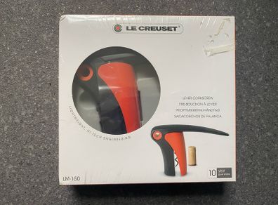 Le Creuset Lever Corkscrew LM-150 - Black & Volcanic Orange
