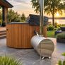 Duo Wood-Fired Hot Tub Air Massage Image 2