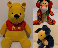 Disney,s Winnie The Pooh, Tigger And Eeyore Toys