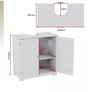 White  Free Standing Under Sink Cabinet Image 2