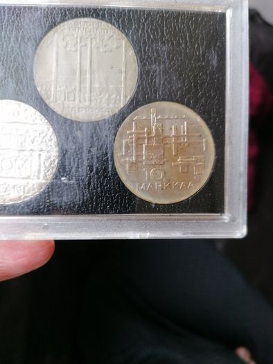 UNC 1967-71 Finland Silver 10 Markkaa Coins
