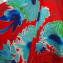 Closet Red Floral Skirt in Size 12 Image 2