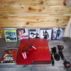 Playstation 3 slim scarletred 320gb bundle