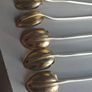 Sterling silver antique straw spoons set of 5 Image 5