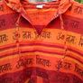 Hippie style Indian cotton hoodie  Size XL  Cotton Image 3