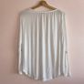 Gap White 3/4 Sleeve Top Size S BRAND NEW Image 2