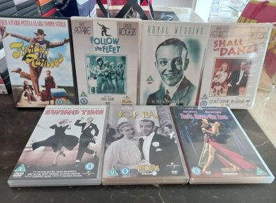 Fred Astaire Dvd Bundle Collection Classic Vintage Musicals & Dancing
