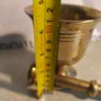 Vintage Brass Mortar and Pestle Image 6