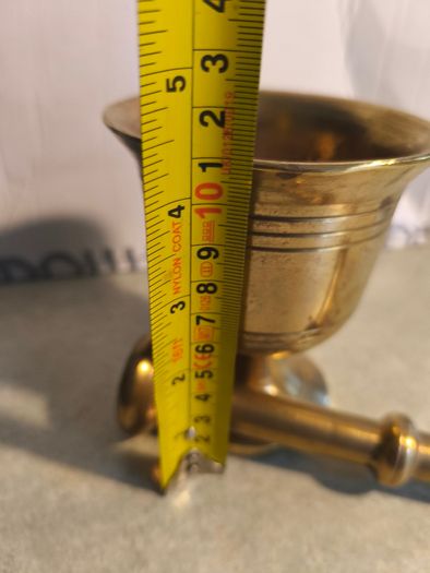 Vintage Brass Mortar and Pestle