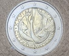 Vatican 2 Euro Brilliant Uncirculated Coin 2011 - 26th World Youth Day