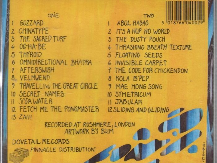 Ozric Tentacles  |  AFTERSWISH    1984-91