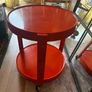 Vintage Italian Red Bar Cart Image 4