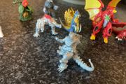 Small toys Godzilla/gigan/ king gidhora and others