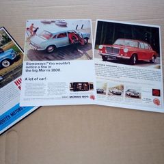 MG 1100 poster, ( REPRODUCTION POSTERS ) Hillman Minx poster, Morris 1800 poster