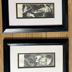 2 x Joyce and Yeats pictures