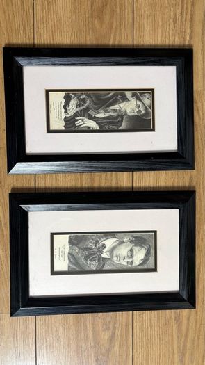 2 x Joyce and Yeats pictures