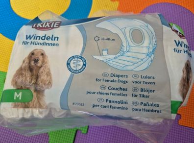 Diapers for female dogs M
