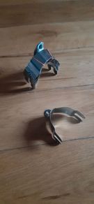 10x New Chrome Mudguard Clips