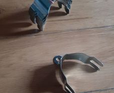 10x New Chrome Mudguard Clips