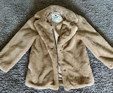 Aged 8-9yr Girls Coat Fur