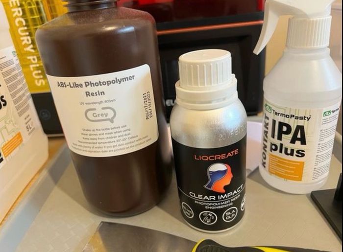 Resin 3D printing Kit - Elegoo Mars 2 pro / With curing station, resin and accessories