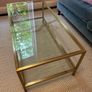 Neptune Brushed Brass coffee table Image 5
