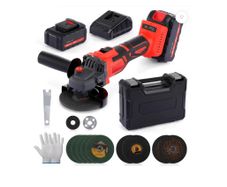 18V 125mm Angle Grinder + 2 Batteries + Accessories