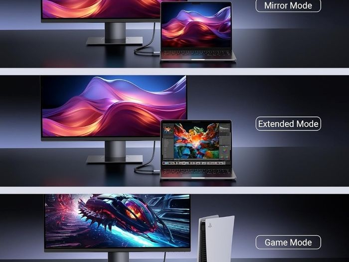 HDMI 2.1 Cable Certified 10K 8K 4K 1440P@240/165/120Hz eARC HDR Dolby Vision Atmos HDCP 2.3 48Gbps Ultra High Speed Compatible with PS5 Xbox Series X/S Laptop TV Soundbar Game Monitor PC(1M)