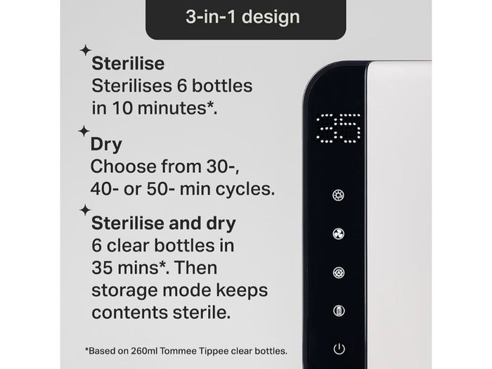 Tommee Tippee UV Steriliser Black
