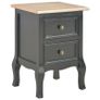 Bedside Cabinets 2 pcs Black 35x30x49 cm MDF Image 2