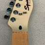 Fender telecaster Squier maple neck fretboard black dot inlays white pearl painted headstock and 22 frets Electric guitar parts accessories Image 3