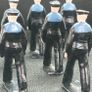 Rare and hard to find Vintage Early Britain's Hand Painted Lead Toy Soldiers (1940's) 6 Marching Sailors Image 7