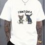 "I Don't Give a" Mens T-shirt Image 2