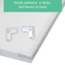 Child Safety Locks for Children, Pack of 20, 6X Kitchen Cupboards, Fridge Door Safety Locks, 8X Corner Guards, 6X Sockets Covers No Tools Or Drills Required. Very Easy to Install. Image 5