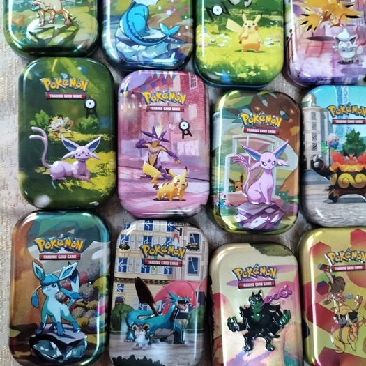 pokemon tins (empty including 151)
