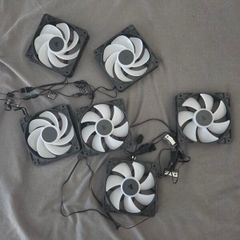 6 x Corsair RS120 ARGB 120mm PWM Fan