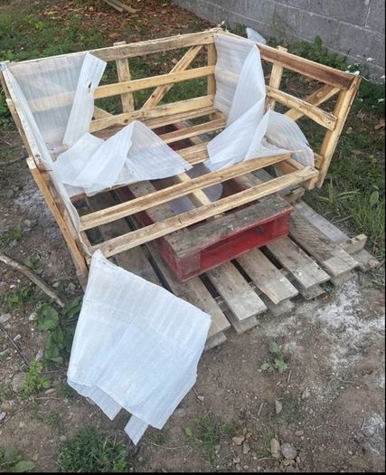 Free hard wood for the fire