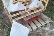 Free hard wood for the fire