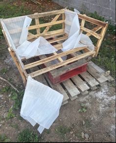 Free hard wood for the fire