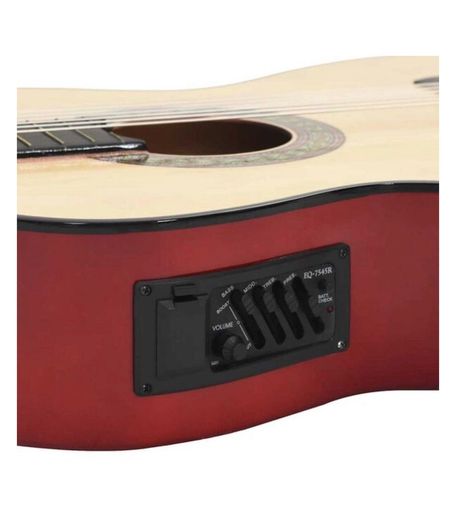 Western Classical Cutaway Guitar with Equalizer and 6 Strings