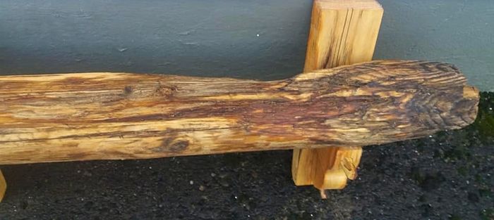 Rustic Driftwood Floating Shelf / Mantel