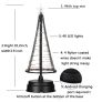 Mini Christmas Tree, Night Light for Home/Decoration/Party/Wedding, USB or Battery Powered, 10Inch 40LED Light Tree, Inside Black S Image 3